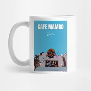 Cafe Mambo Poster Blue Mug